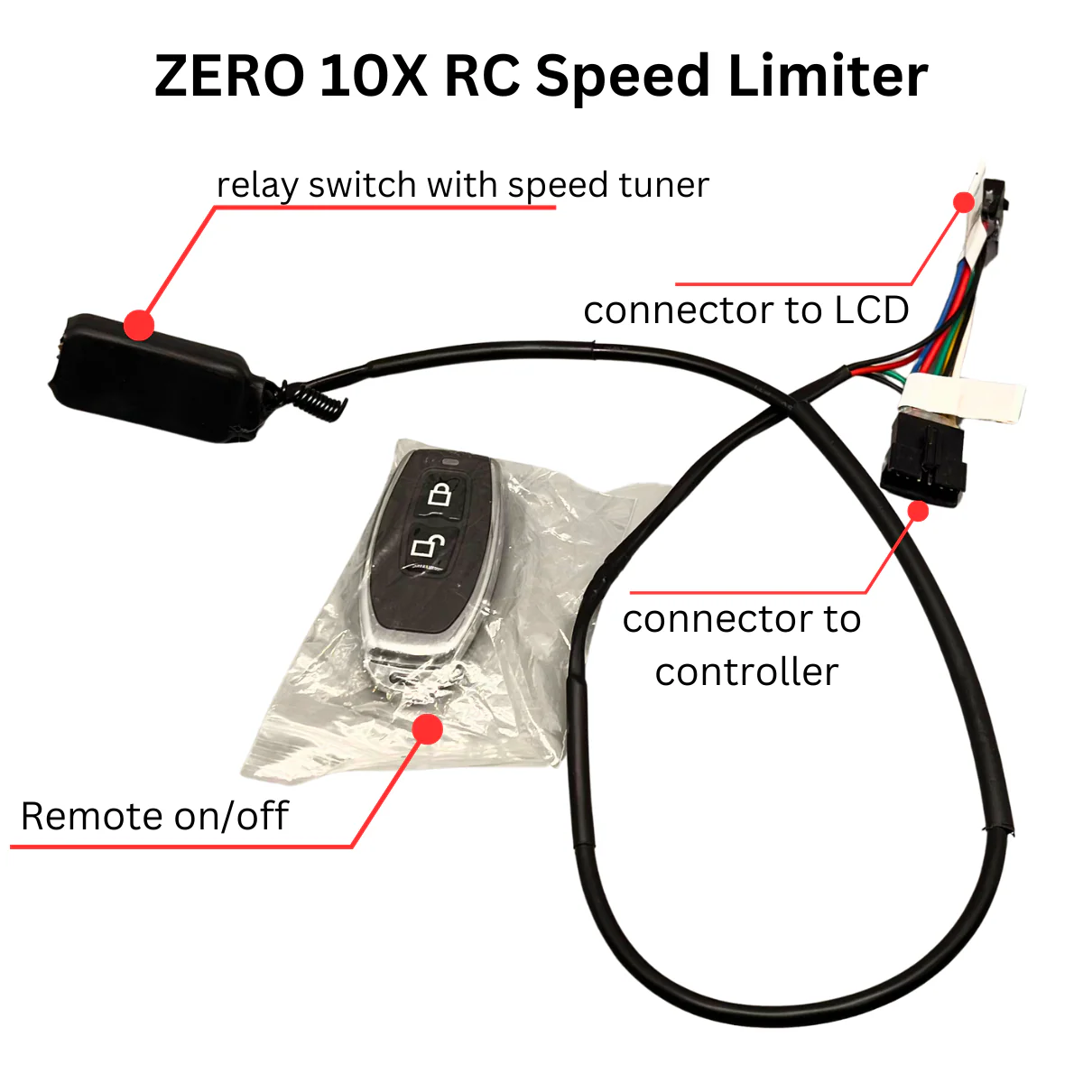 Remote Control Universal Speed Limiter for ZERO VSETT Inokim Kaboo - Image 3